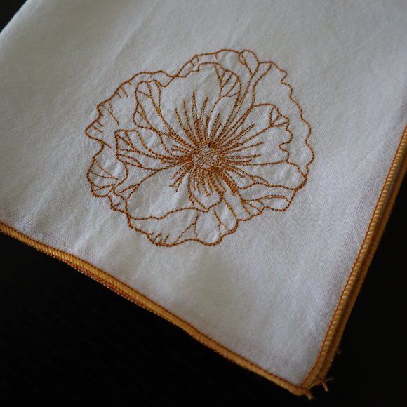 Vintage Embroidered Towel Bath Vintage Dish Towel Vintage